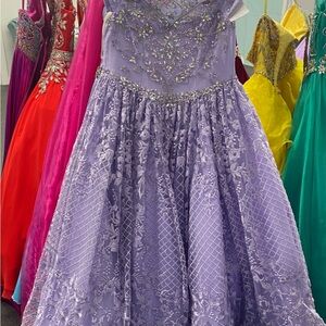 Tiffany Designs Lavender Kids Dress